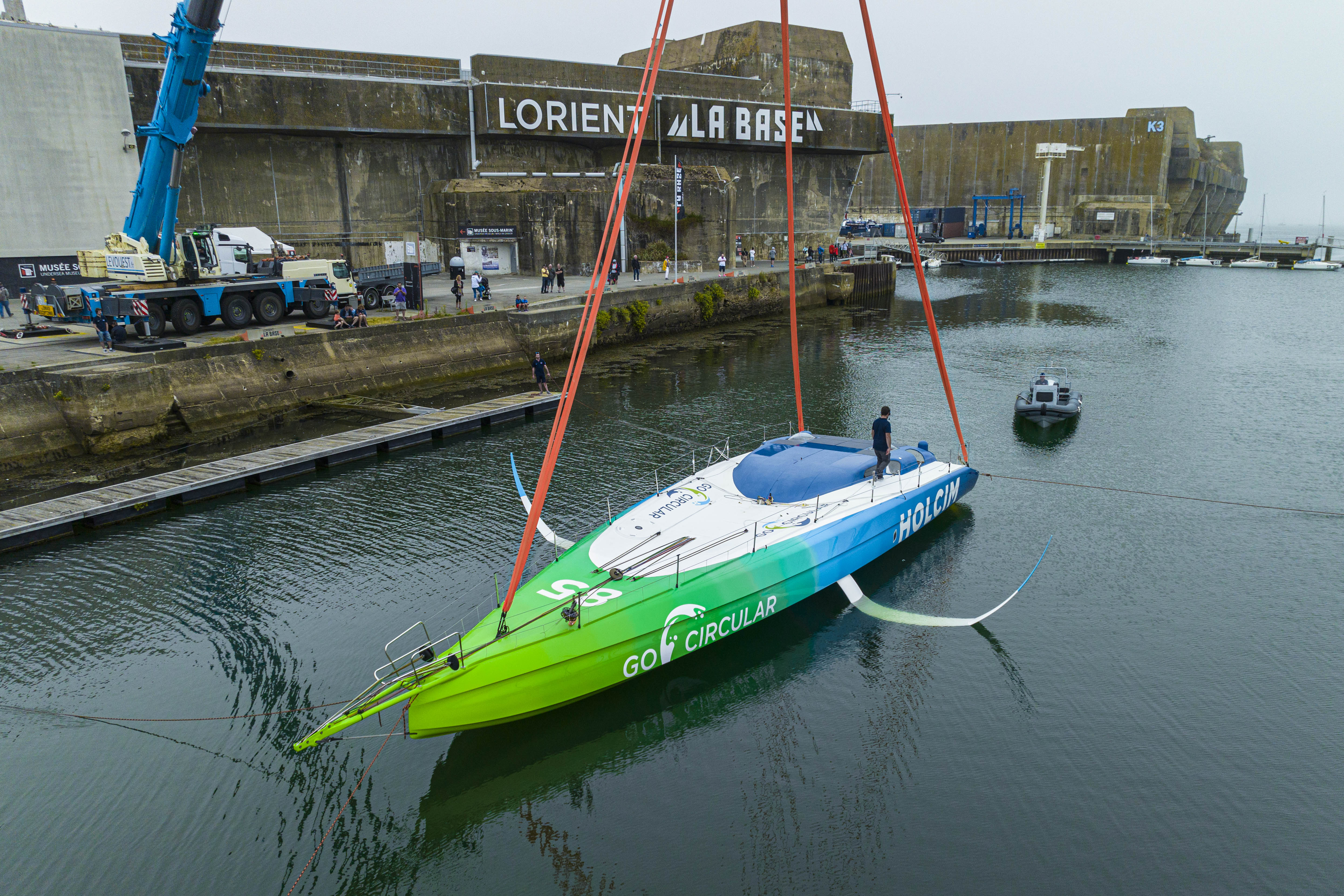  The relaunch of Holcim-PRB symbolizes the final stretch toward the Vendée Globe for Nicolas Lunven.