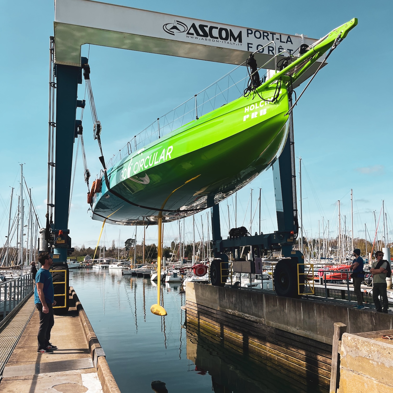 Holcim-PRB Relaunched at Port-la-Forêt!